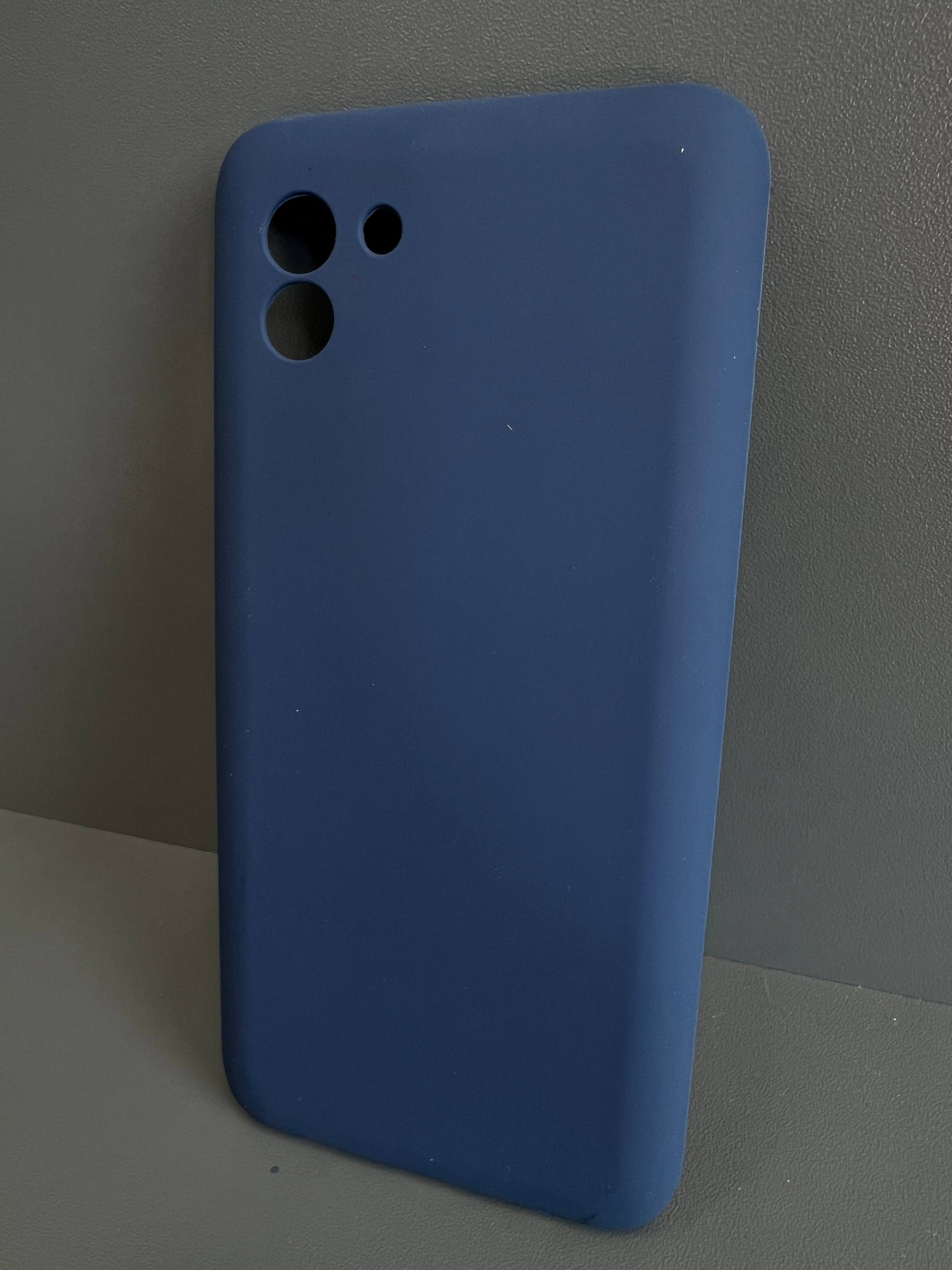 Чохол Silicone Case Samsung Galaxy A03 синій