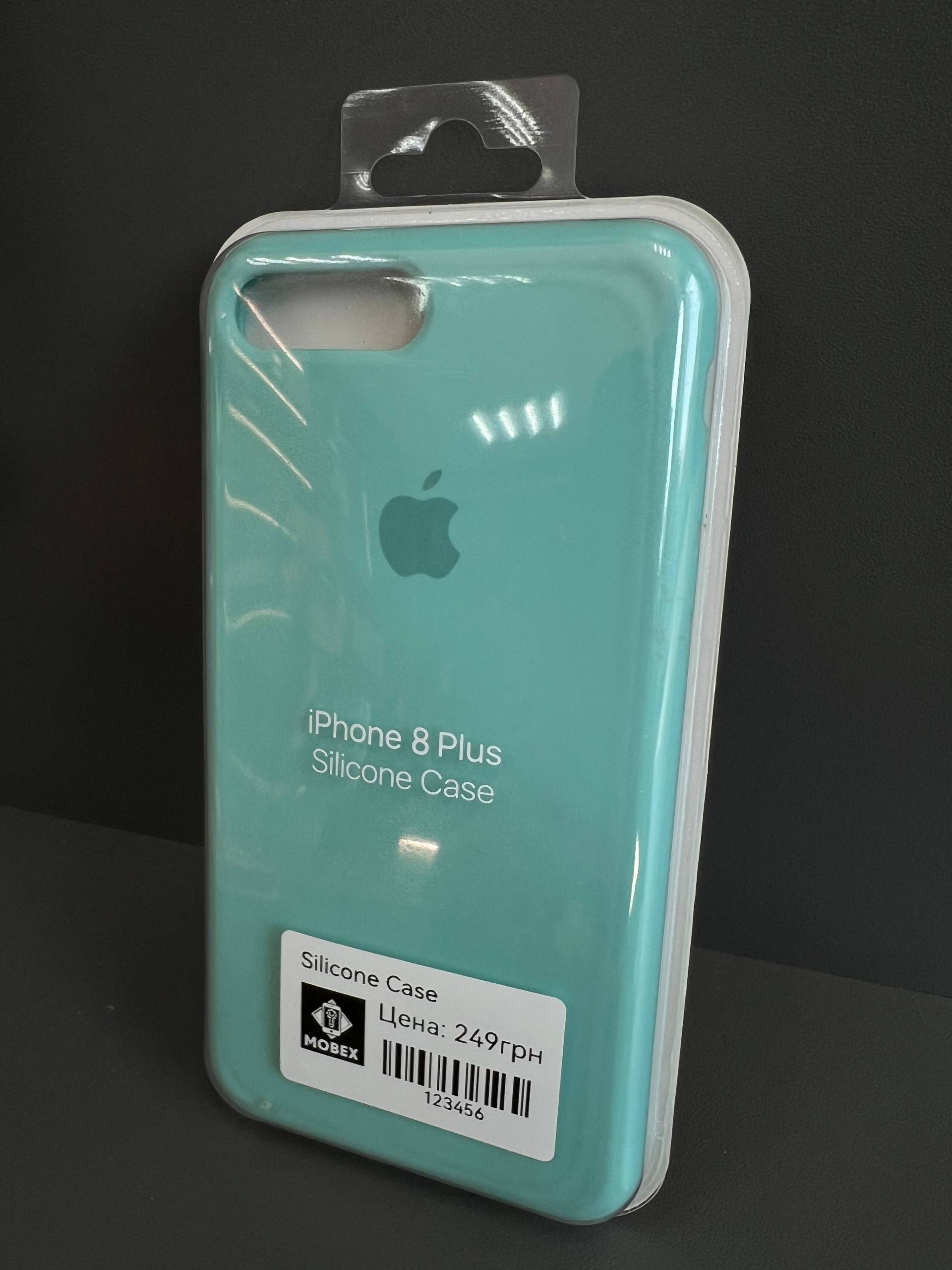 Чохол Silicone Case iPhone 8 plus бірюзовий