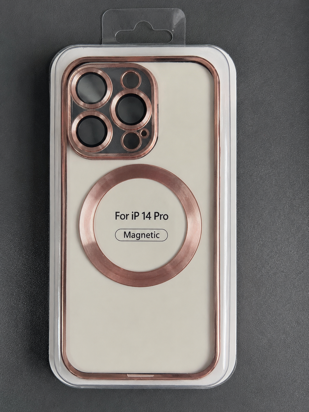 Чохол MagSafe iPhone 14 pro рожевий