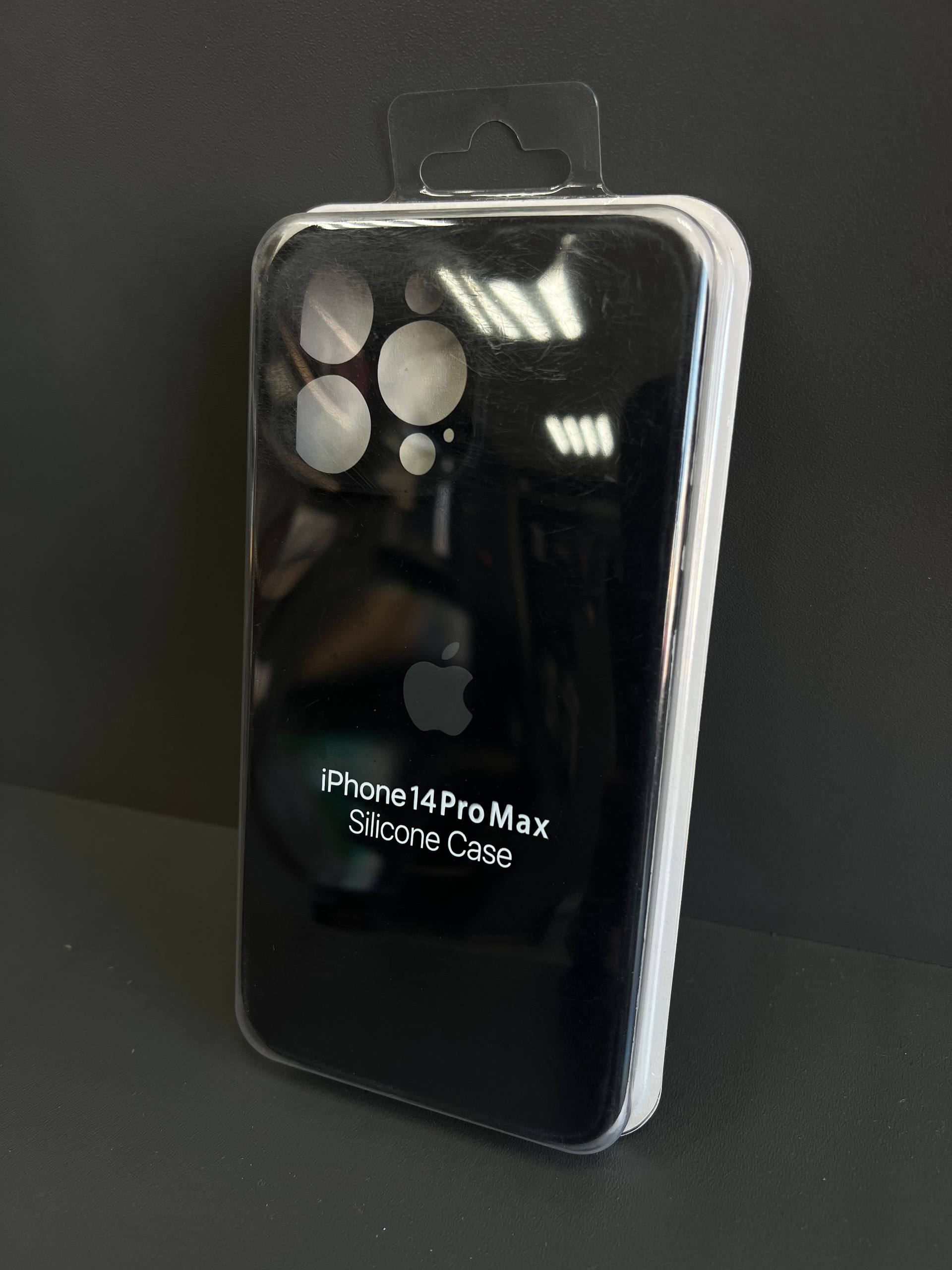 Чохол Silicone Case iPhone 14 pro max чорний