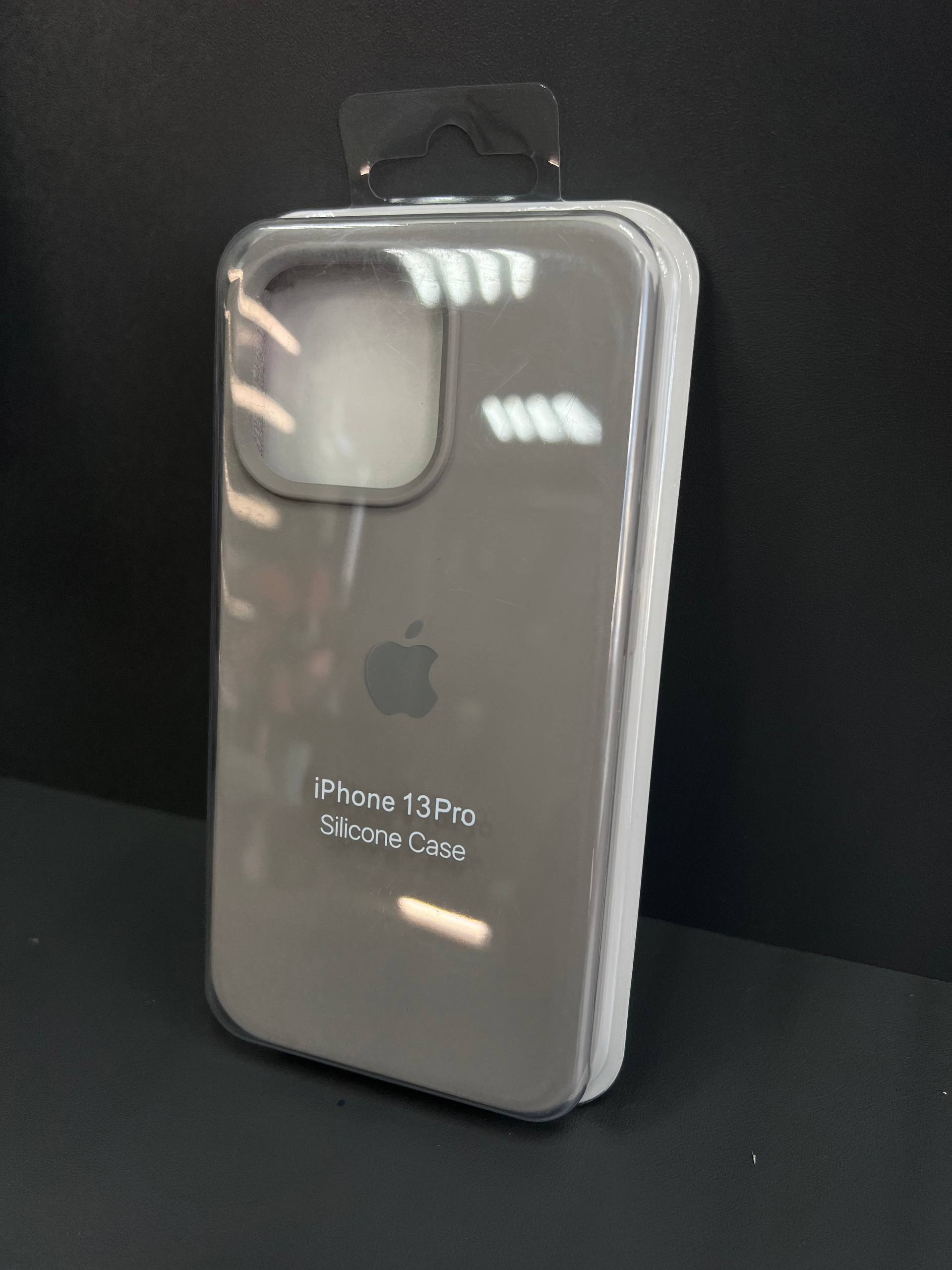 Чохол Silicone Case iPhone 13 pro темно сірий