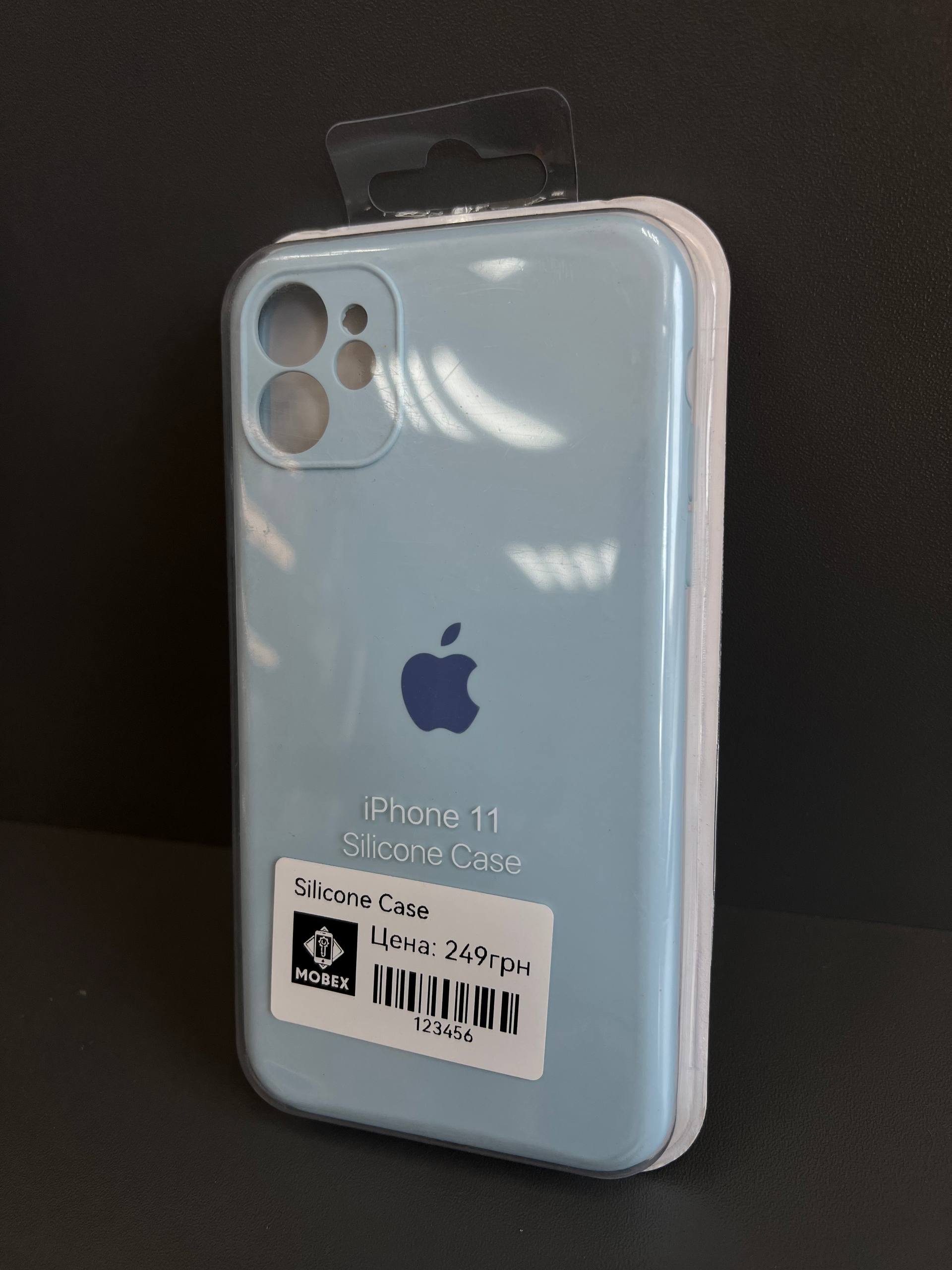 Чохол Silicone Case iPhone 11 голубий