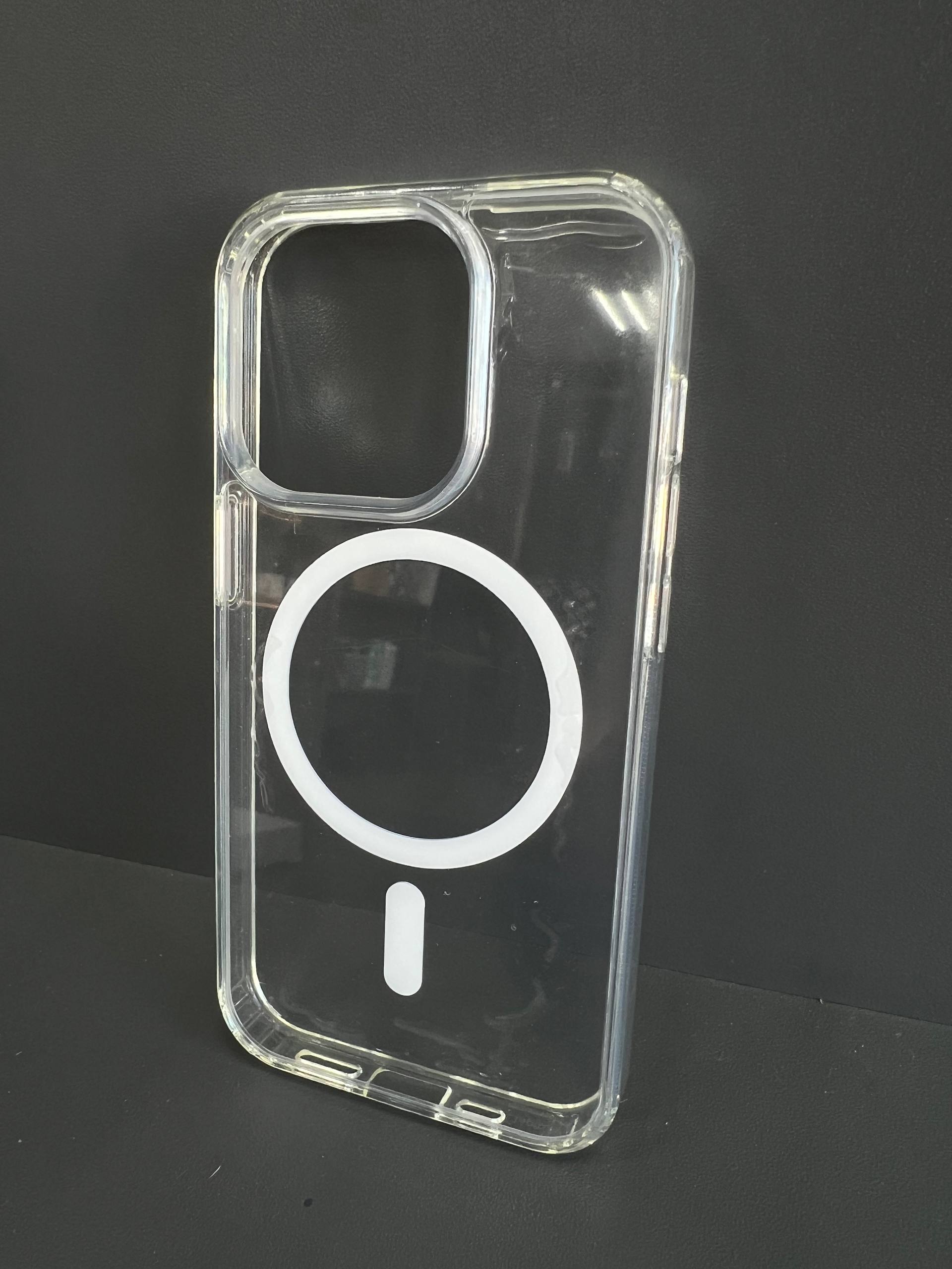 Чохол Original Silicone MagSafe iPhone 14 pro max прозорий