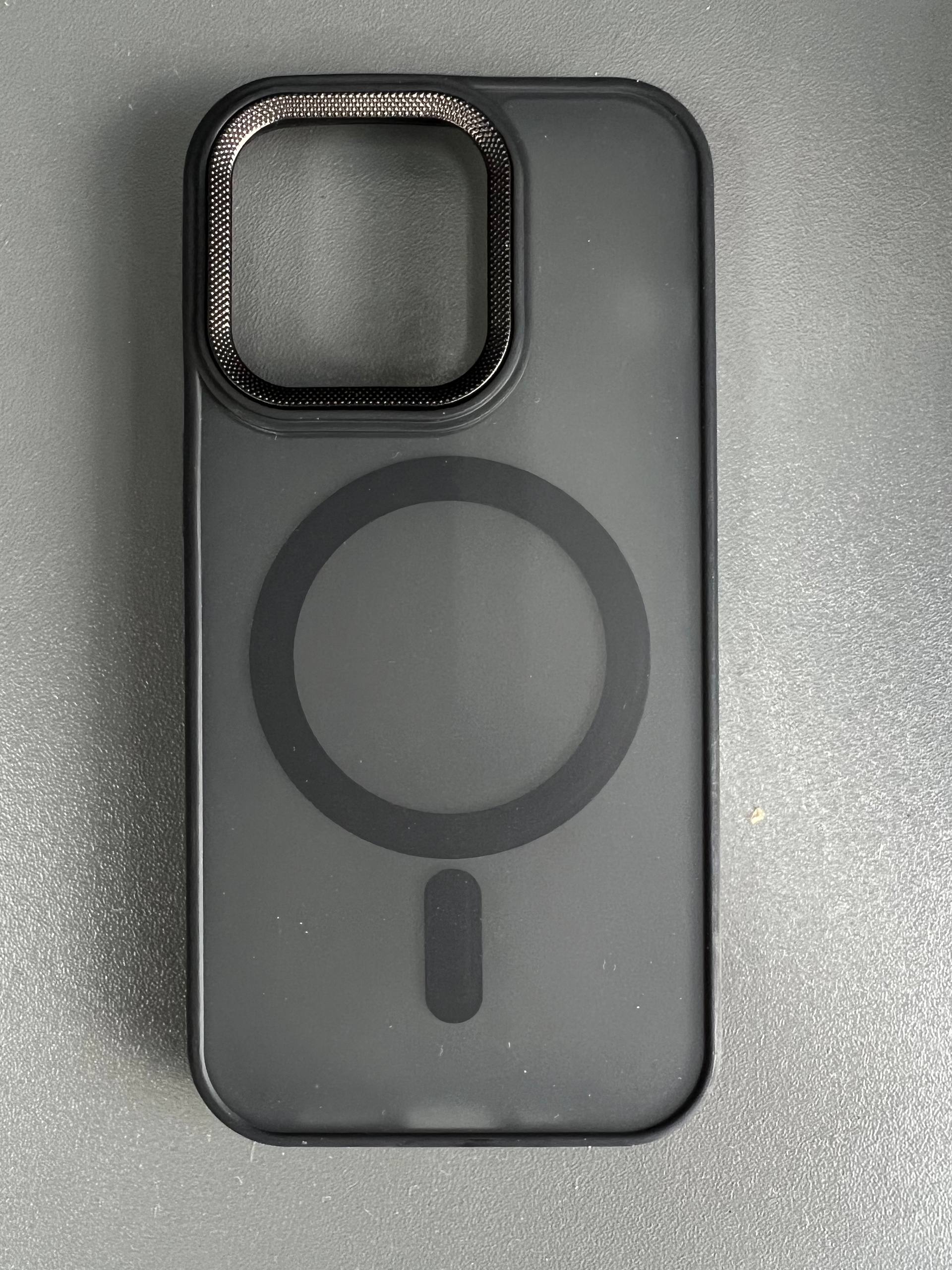 Чохол Silicone MagSafe iPhone 14 pro чорний