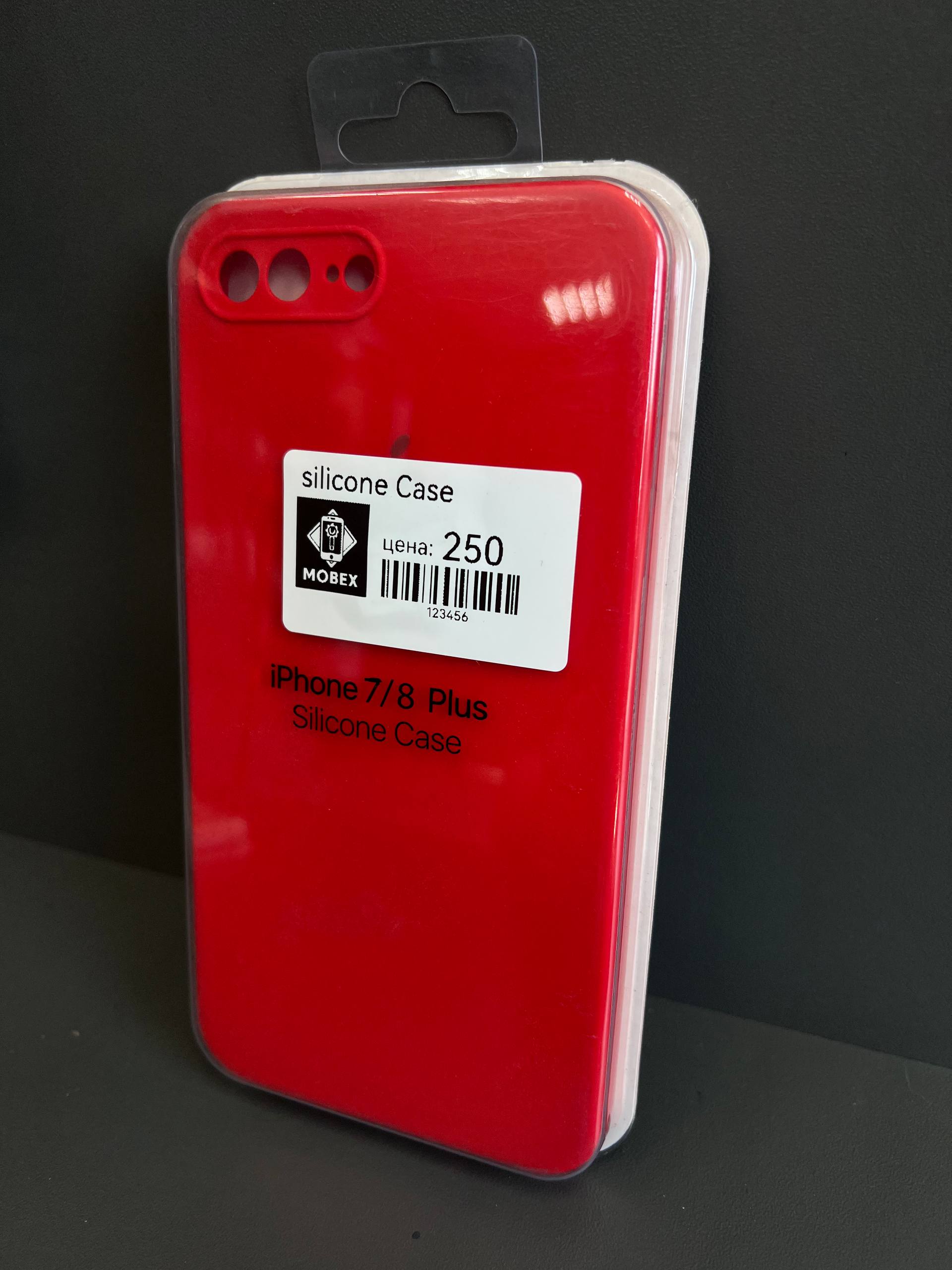 Чохол Silicone Case iPhone 8 plus червоний