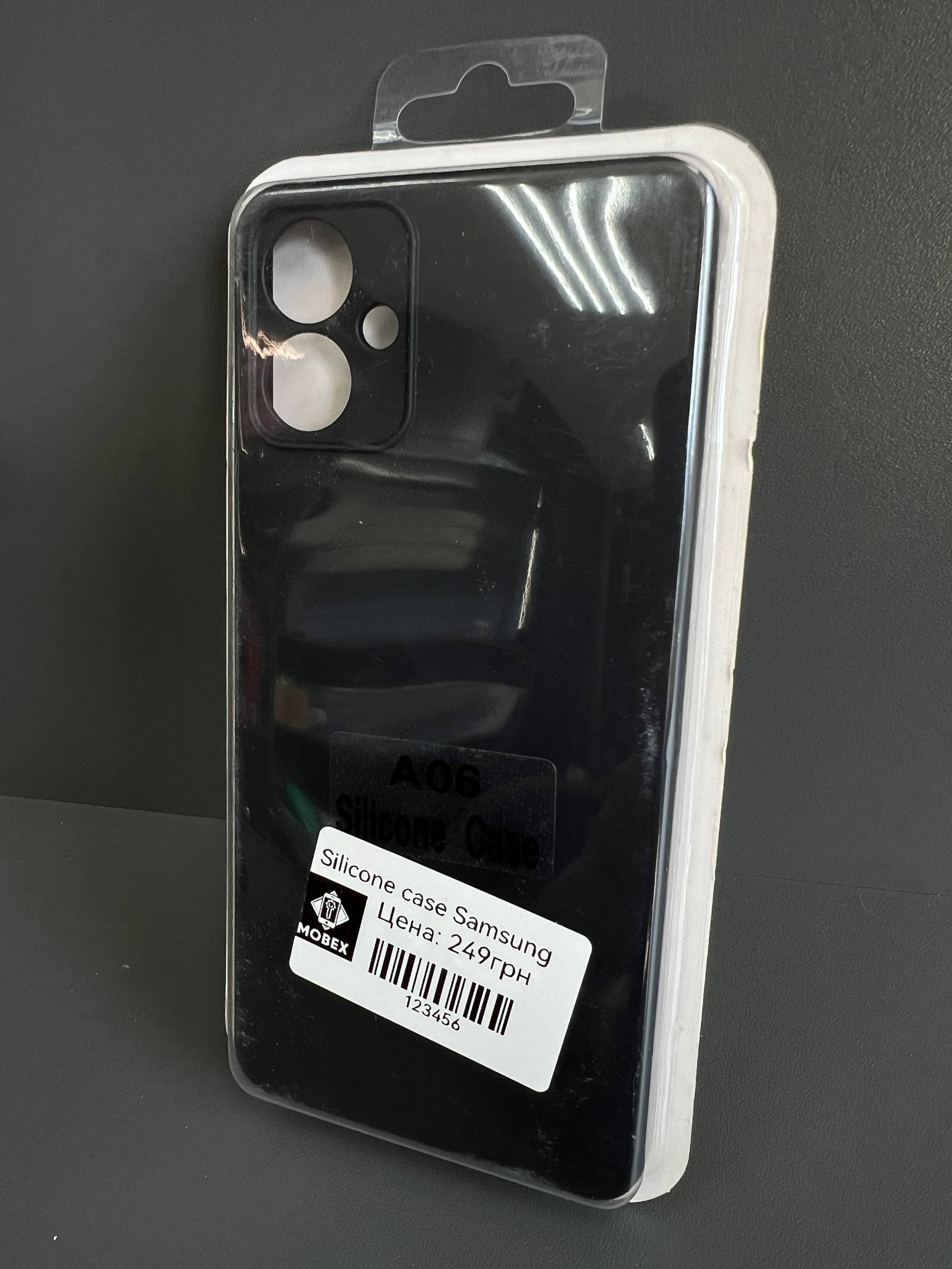 Чохол Silicone Case Samsung Galaxy A06 чорний