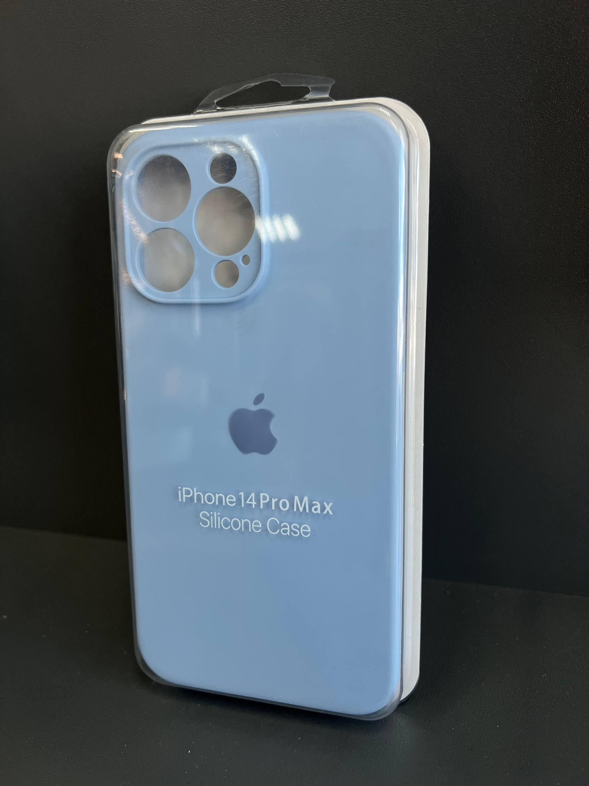 Чохол Silicone Case iPhone 14 pro max голубий