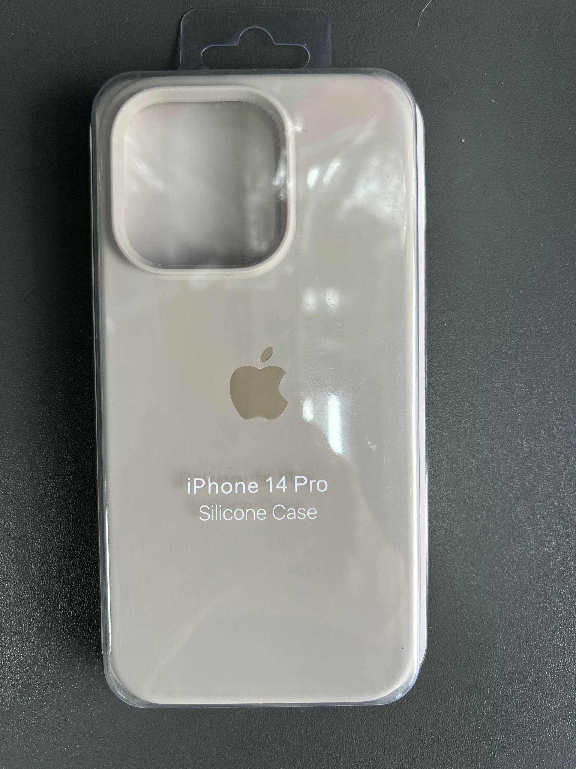 Чохол Silicone Case iPhone 14 pro ніжно сірий