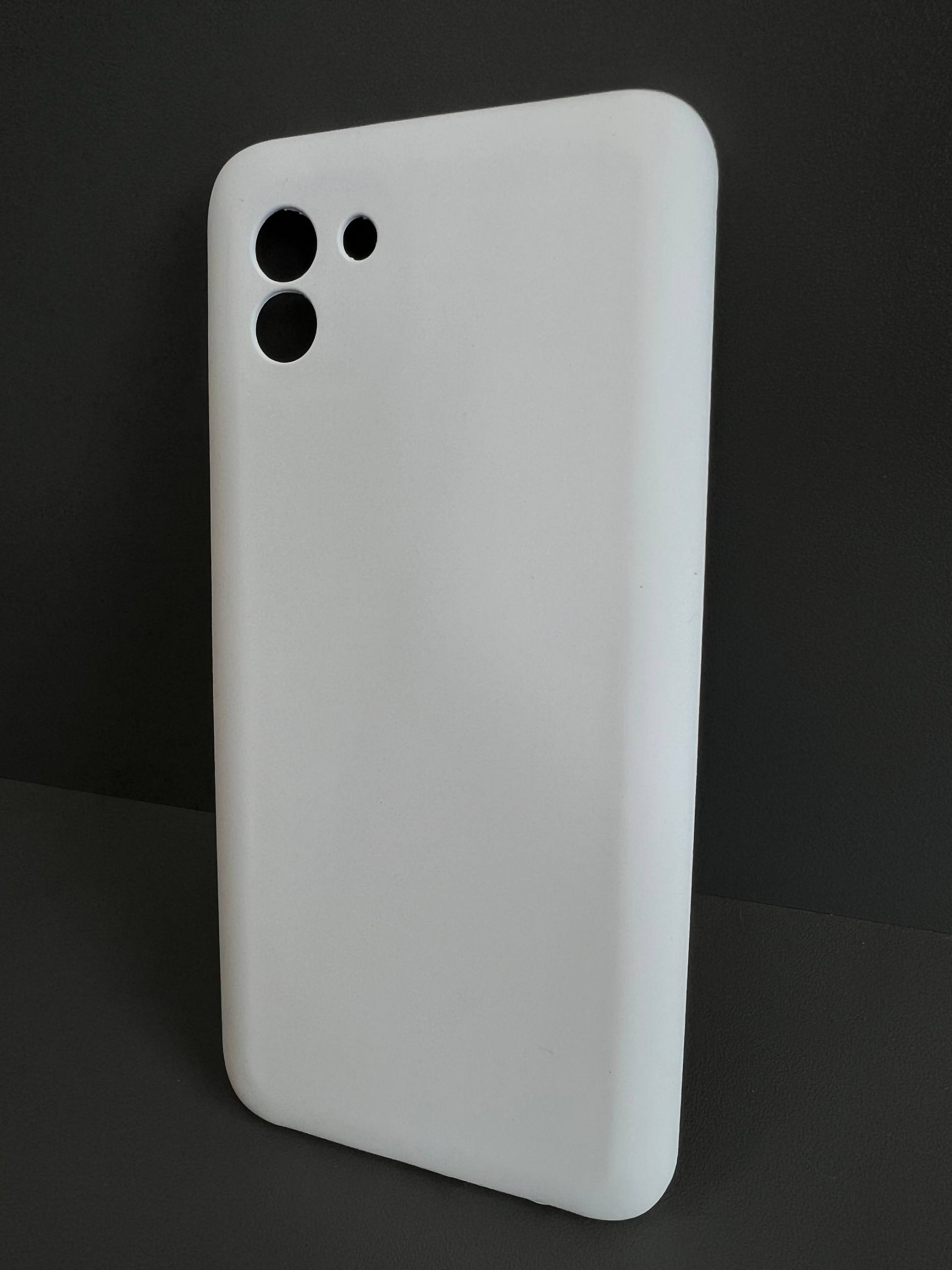Чохол Silicone Case Samsung Galaxy A03 білий