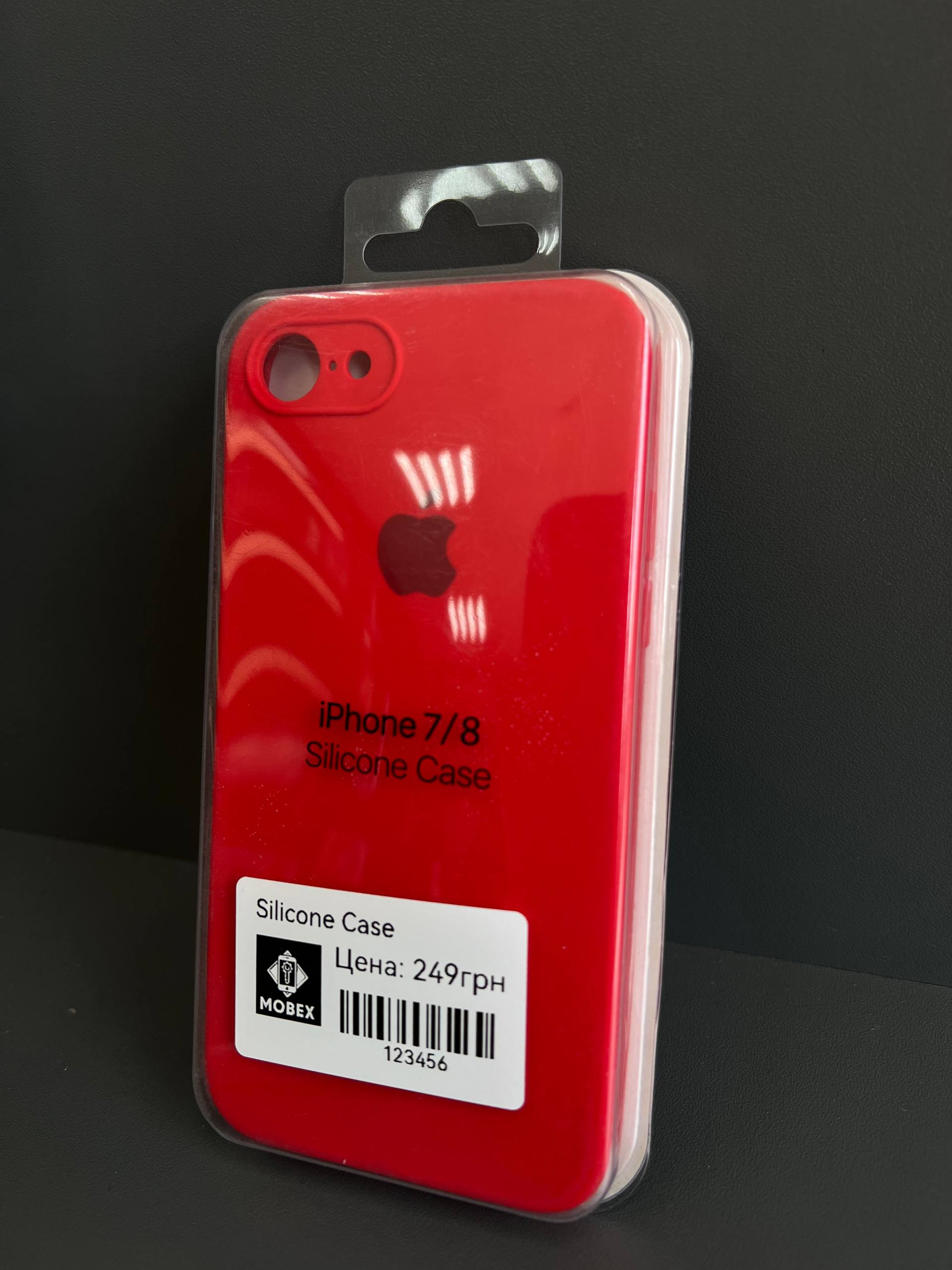 Чохол Silicone Case iPhone 7/8 червоний