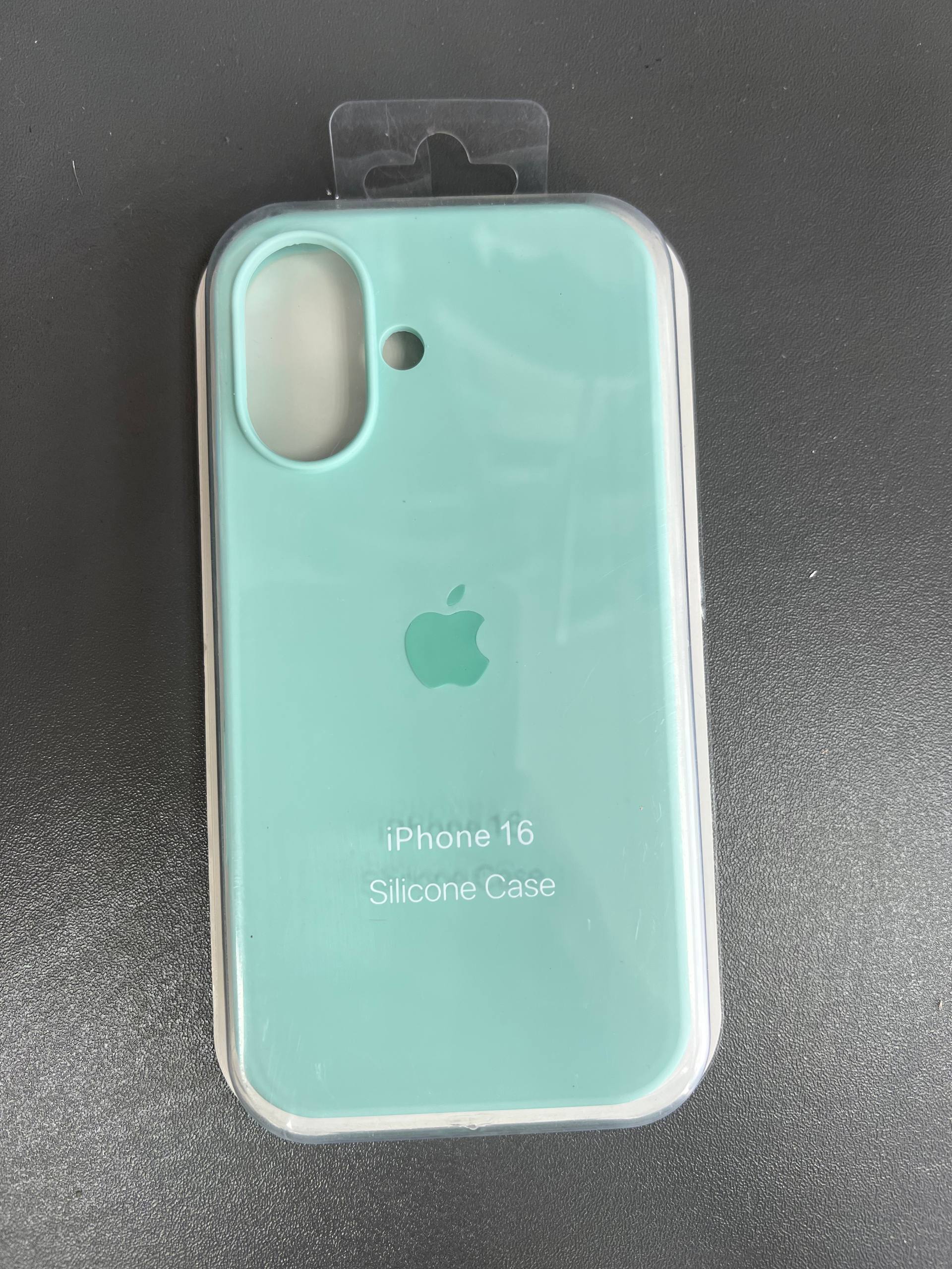 Чохол Silicone Case iPhone 16 бірюзовий