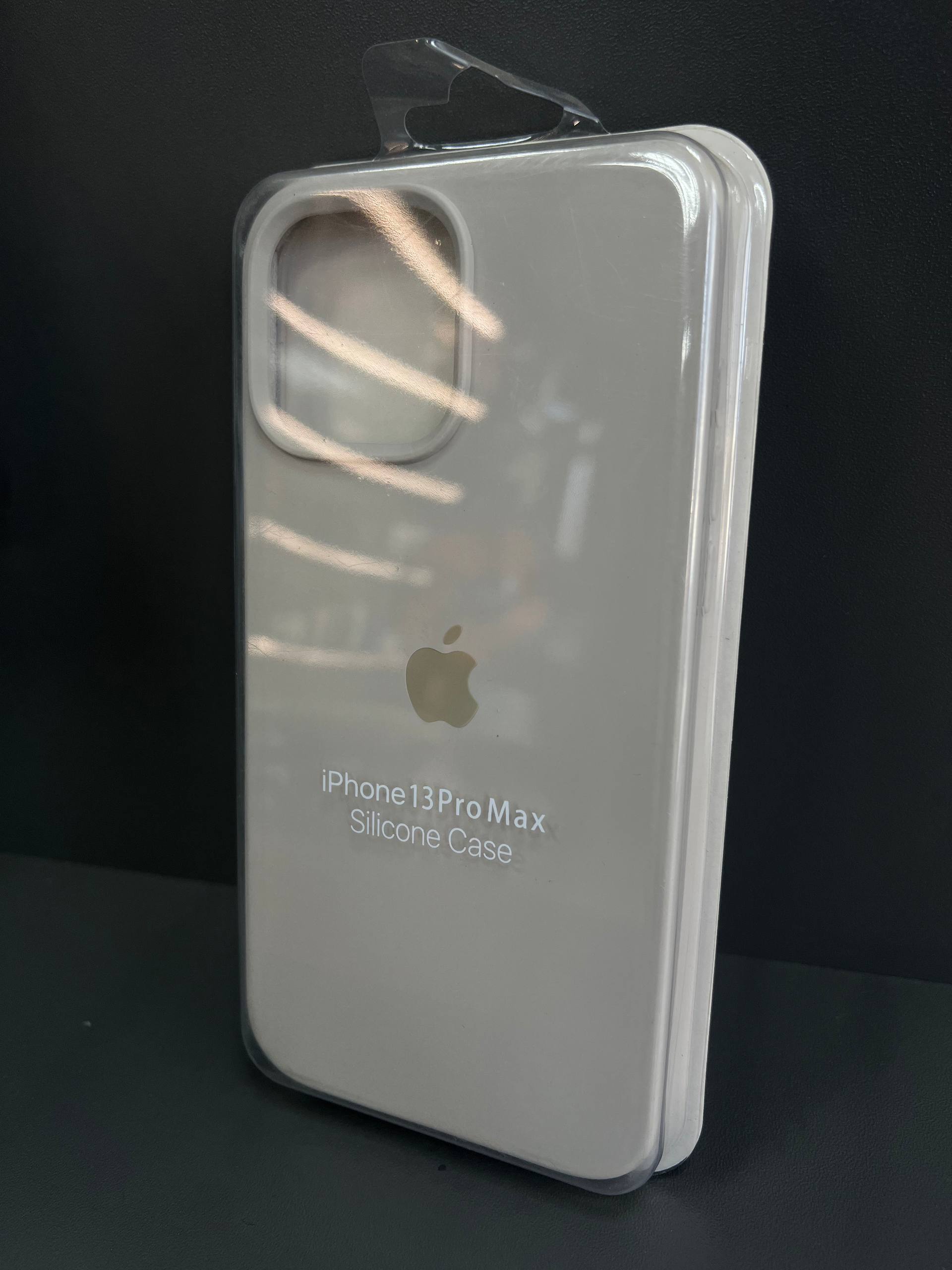 Чохол Silicone Case iPhone 13 pro max сірий
