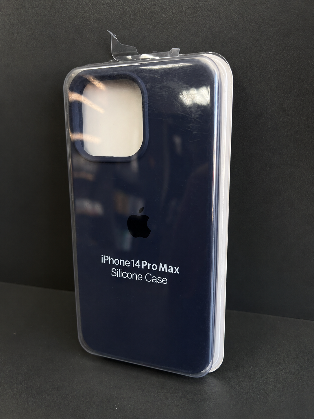 Чохол Silicone Case iPhone 14 pro max темно синій