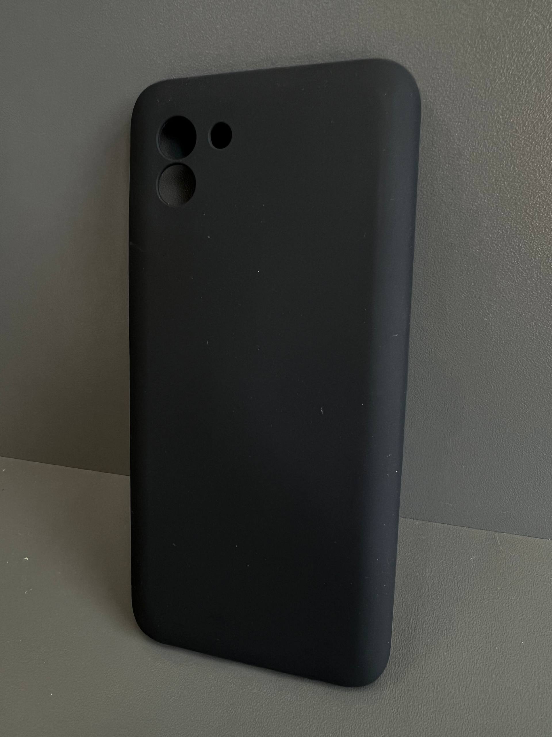 Чохол Silicone Case Samsung Galaxy A03 чорний