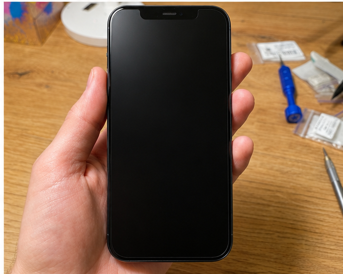 iPhone 12 pro після ремонту: Заміна екрану (oled Hard GX копія)