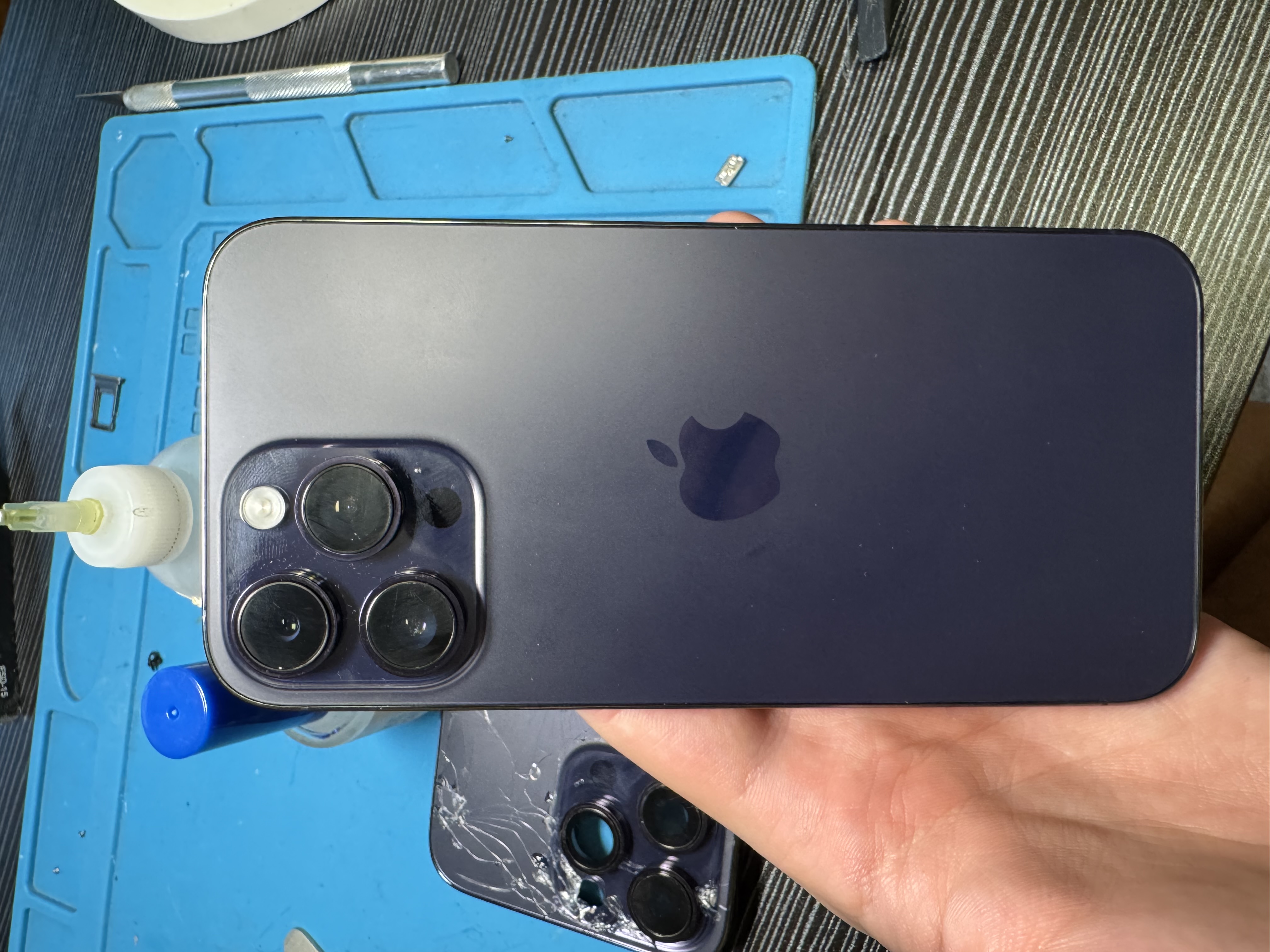 iPhone 14 Pro Max після ремонту: Заміна корпусу (фіолетовий колір)